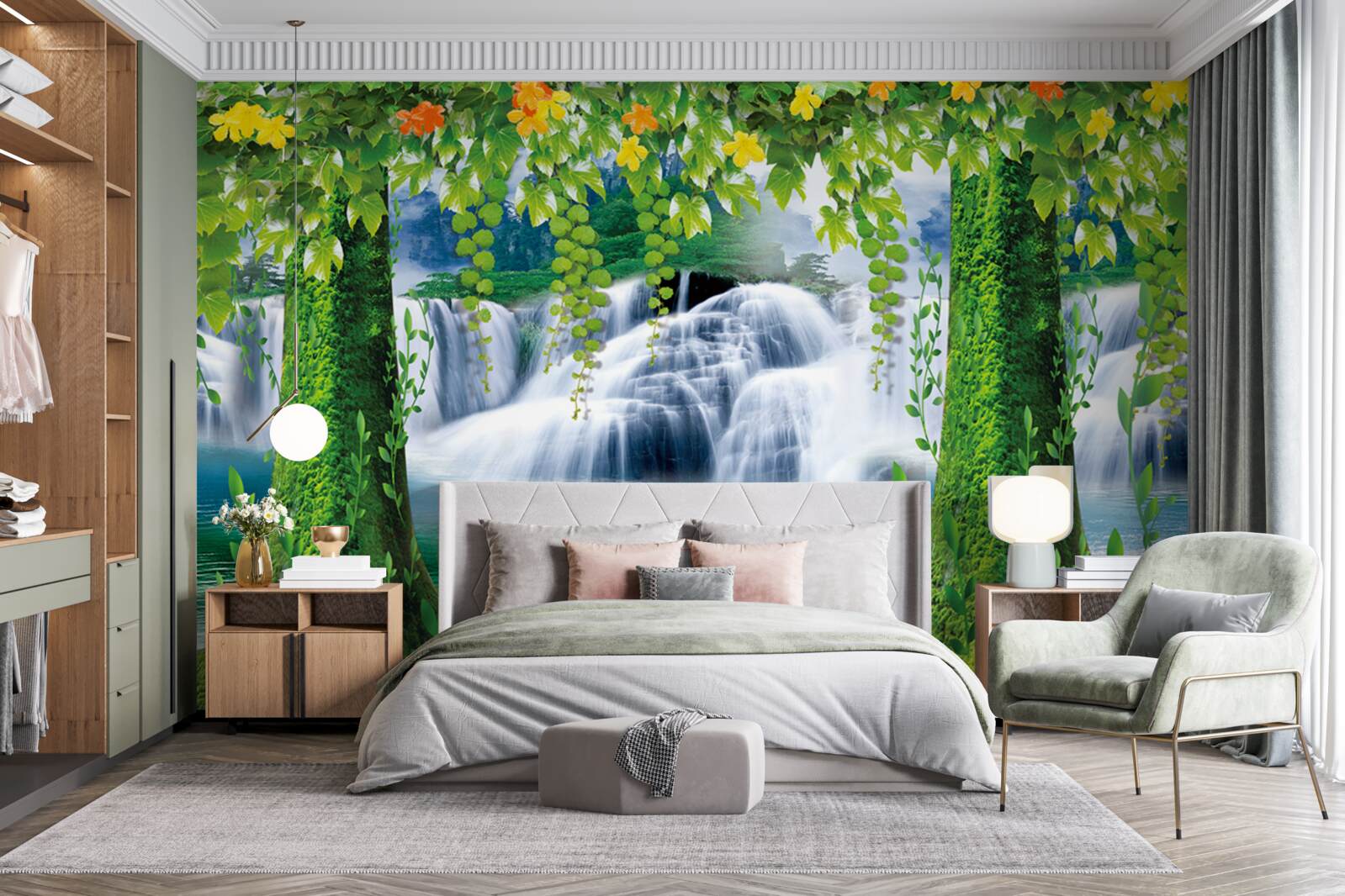 Фотошпалери яскравий пейзаж