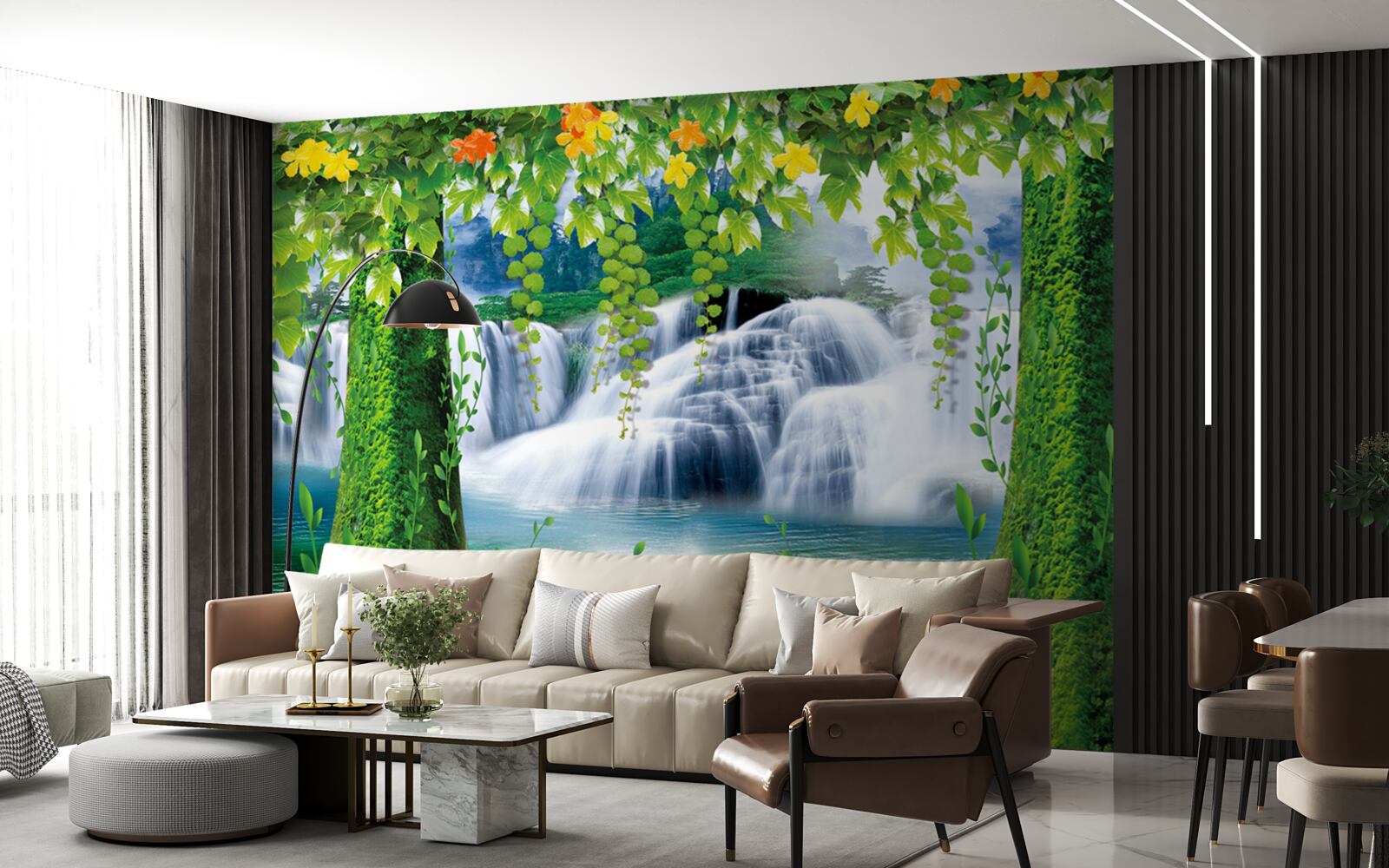 Фотошпалери яскравий пейзаж