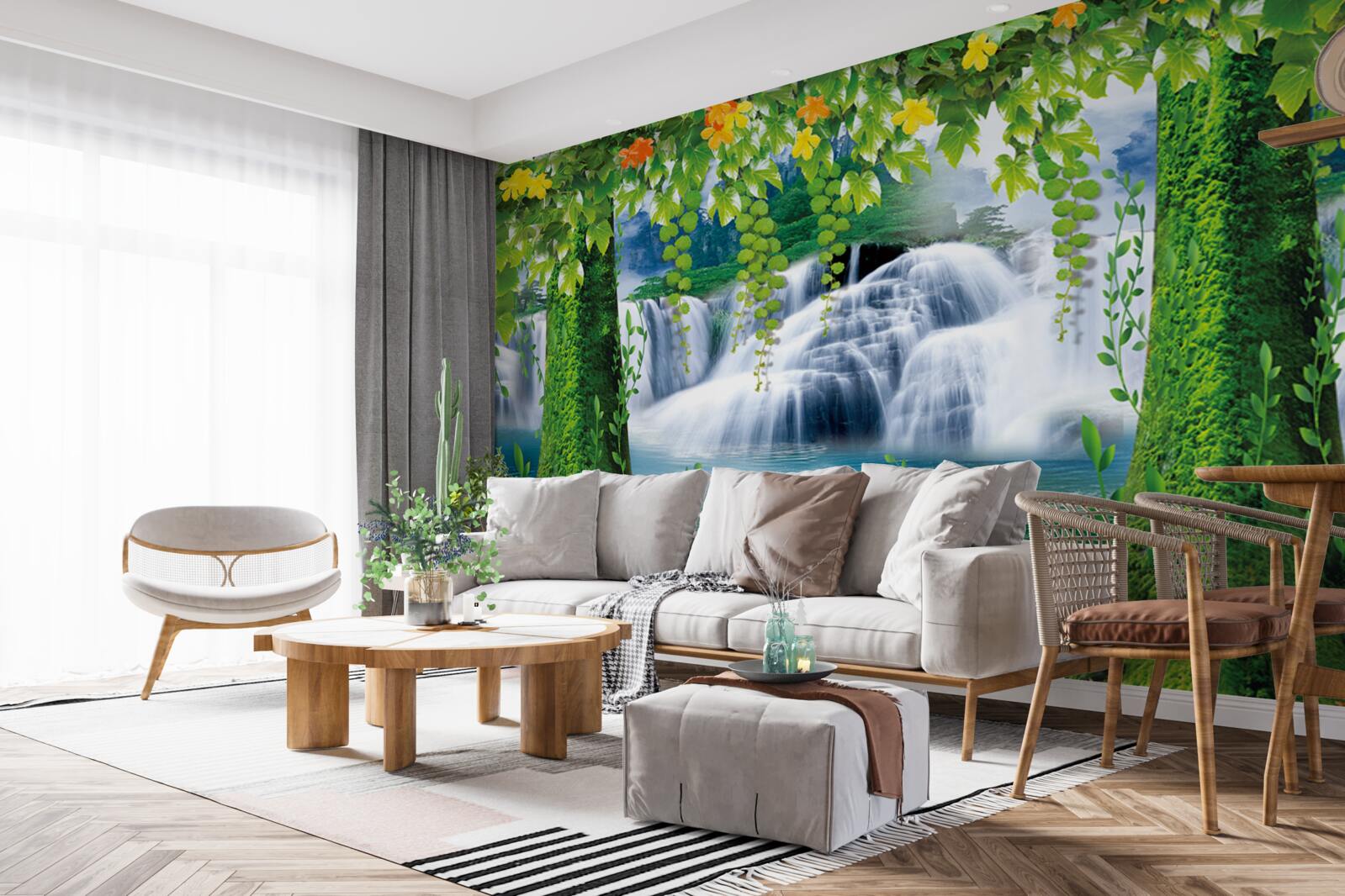 Фотошпалери яскравий пейзаж