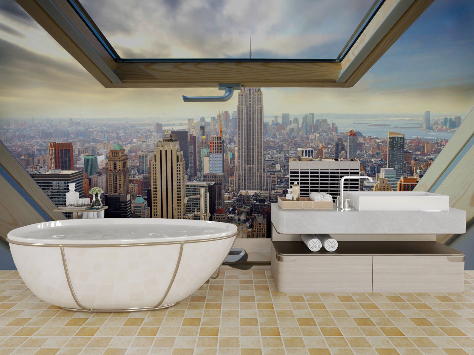 Фотошпалери розкішний ландшафт нью-йорка