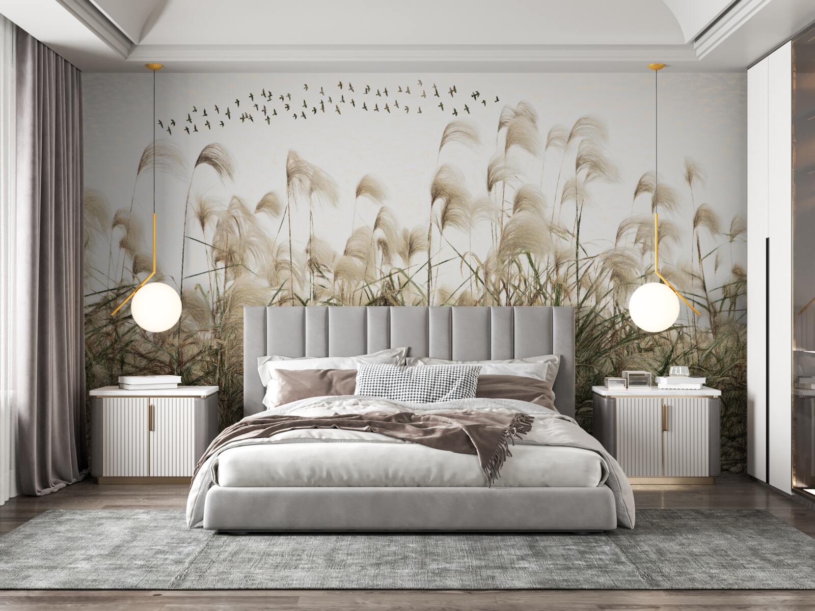 Фотошпалери рослини з пухнастою текстурою