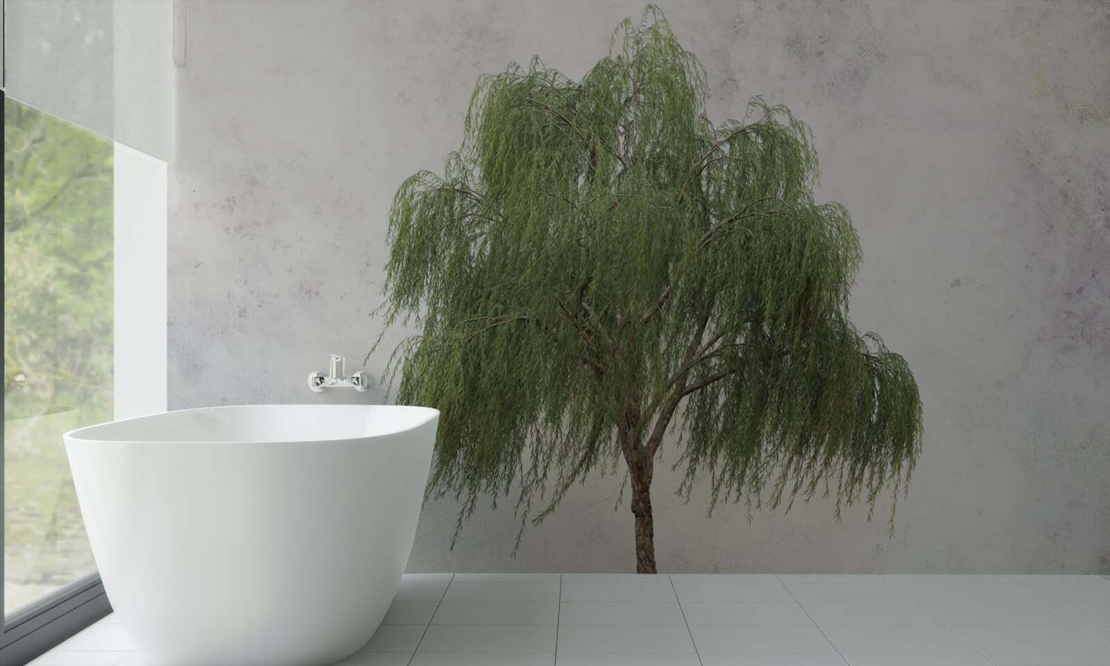 Фотошпалери плакуча верба