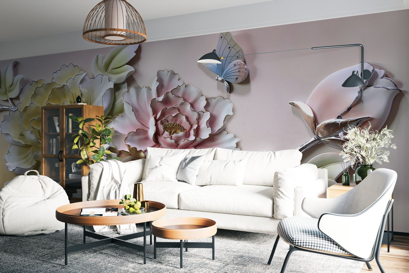 Фотошпалери чарівні квіти