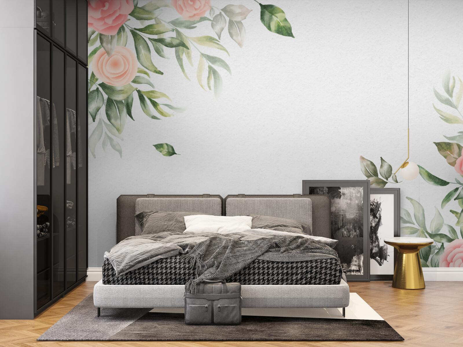 Фотошпалери вишуканий квітковий фон