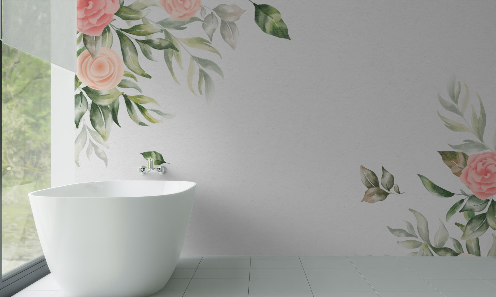 Фотошпалери вишуканий квітковий фон