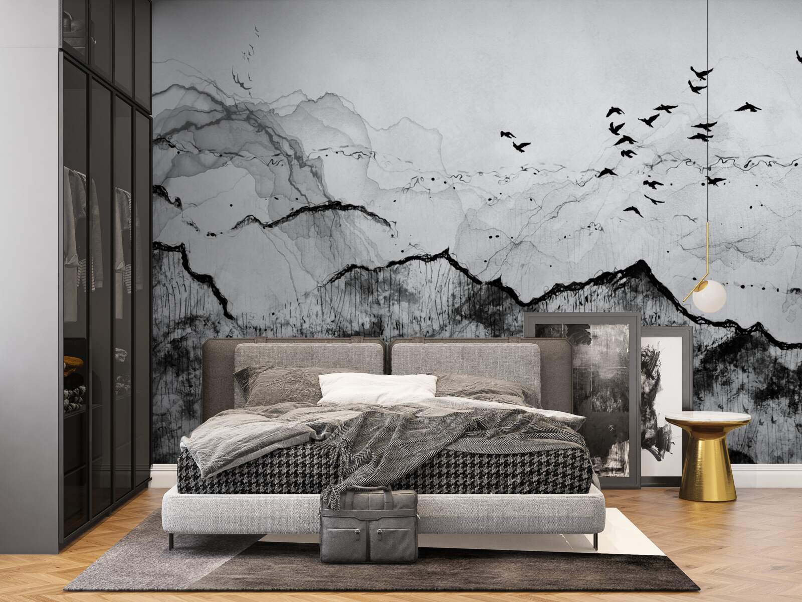 Фотошпалери вінтажний стиль письма чорнилом