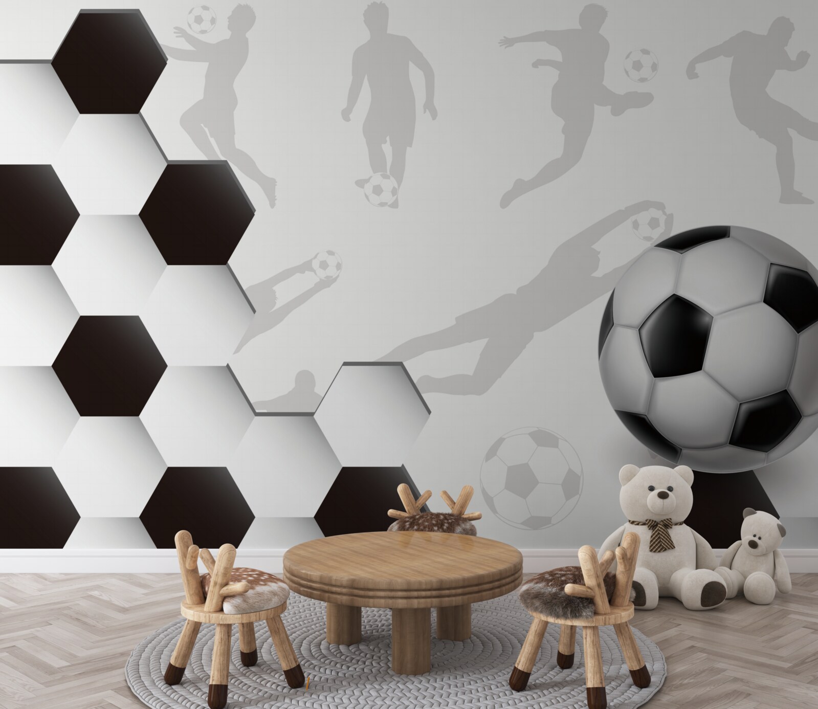 Фотошпалери футбольна тема