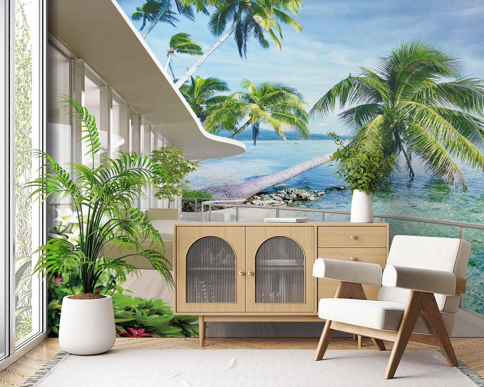 Фотошпалери будинок біля узбережжя