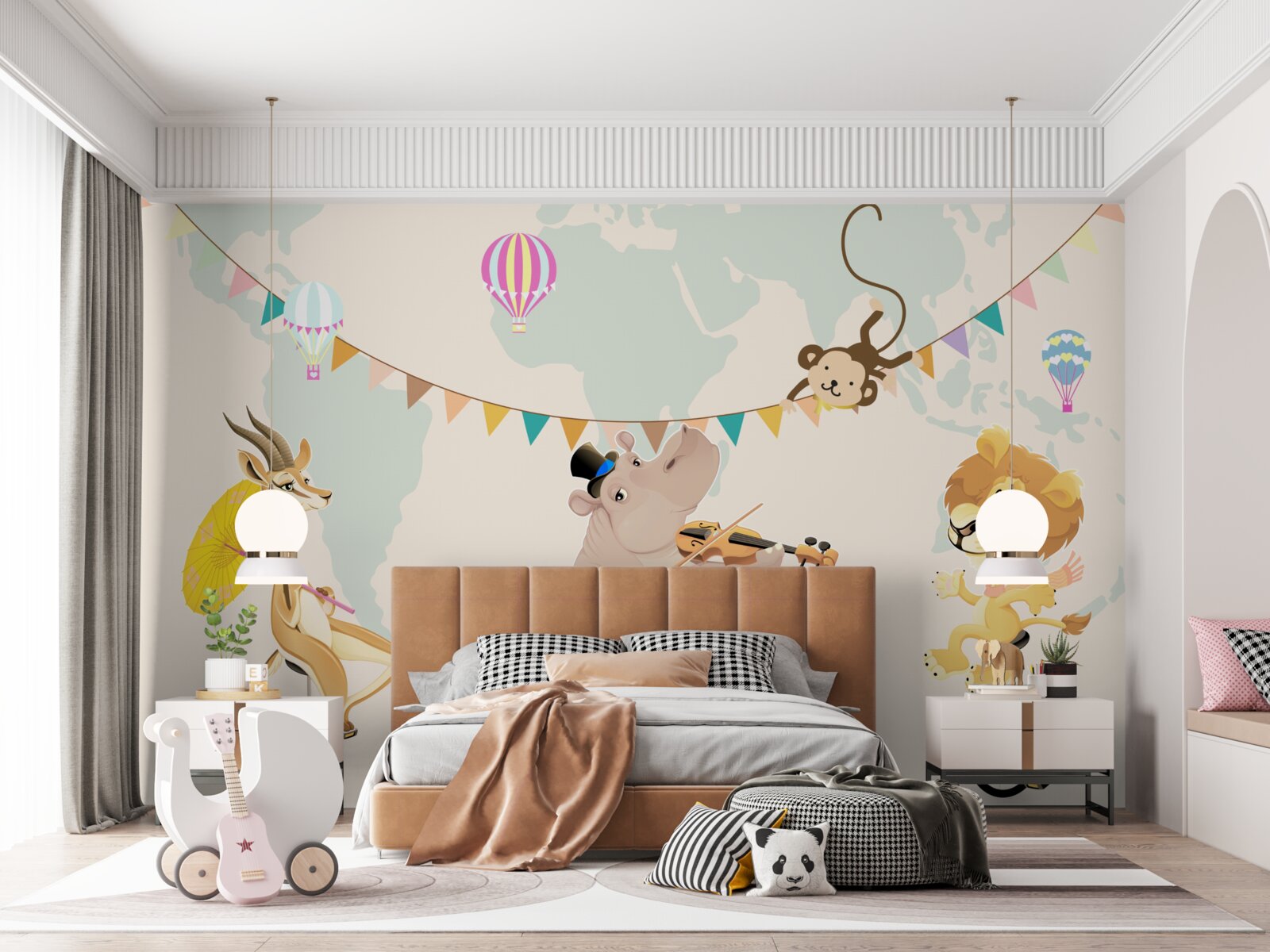 Фотошпалери тварини подорожують на моноциклах