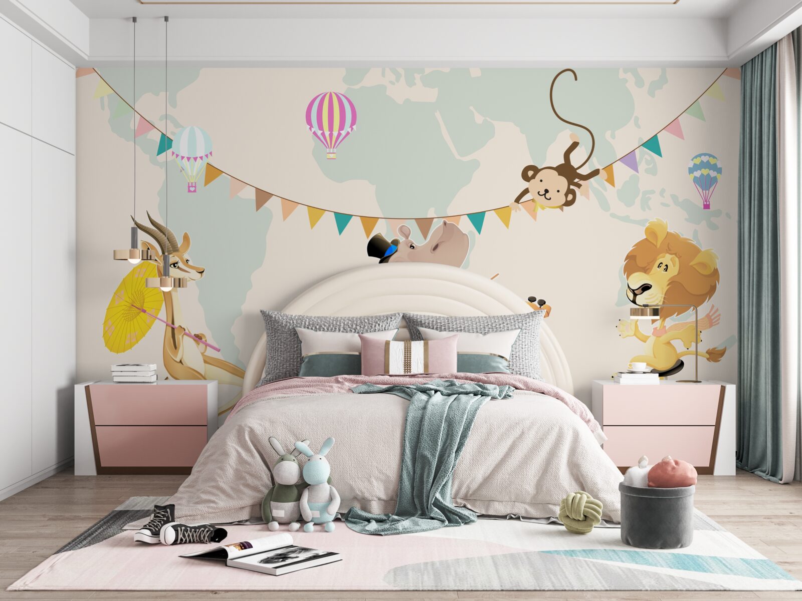 Фотошпалери тварини подорожують на моноциклах