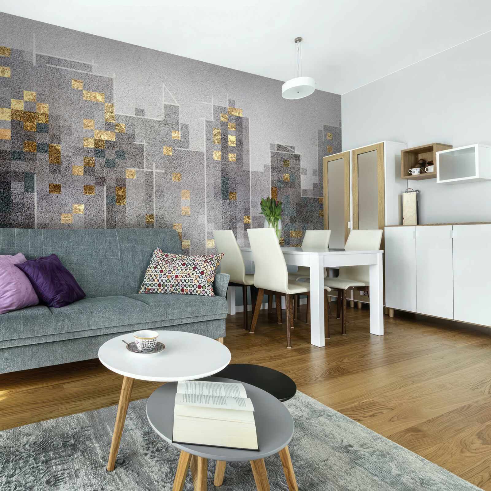 Фотошпалери обриси хмарочосів