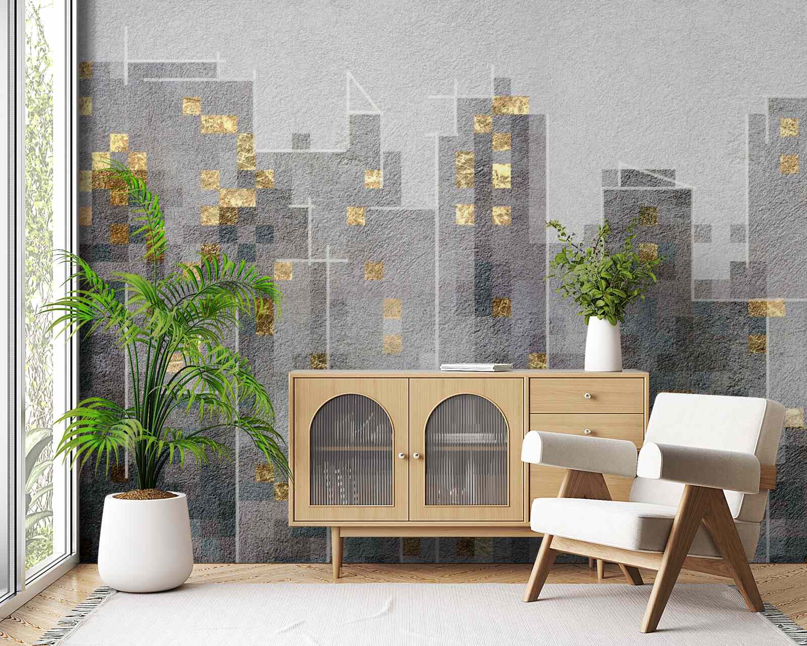 Фотошпалери обриси хмарочосів