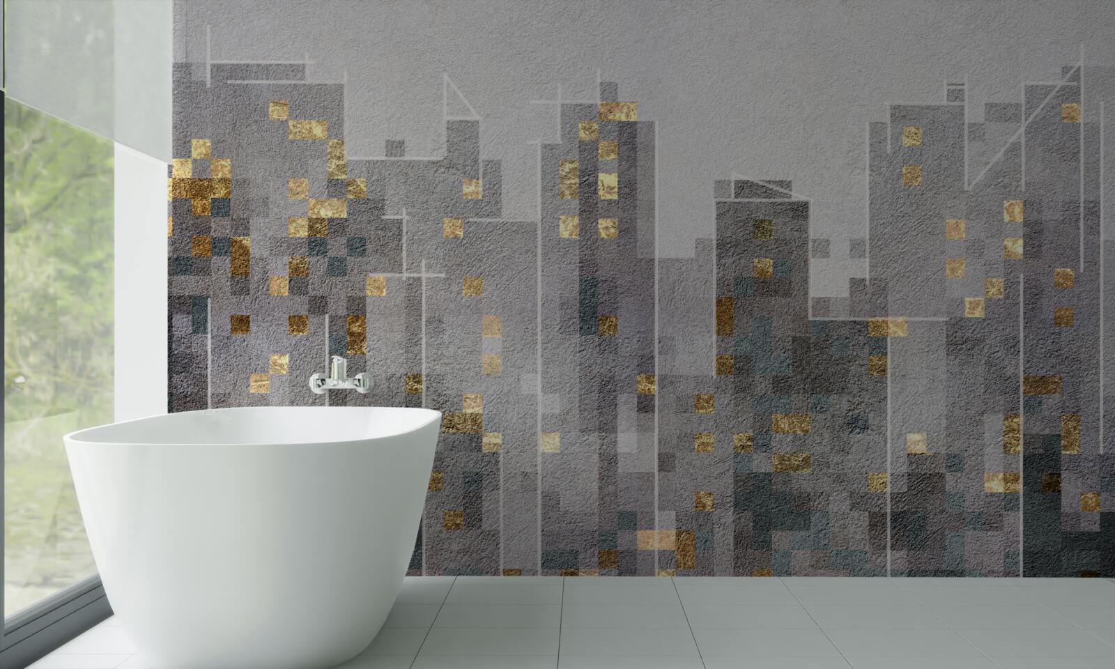 Фотошпалери обриси хмарочосів