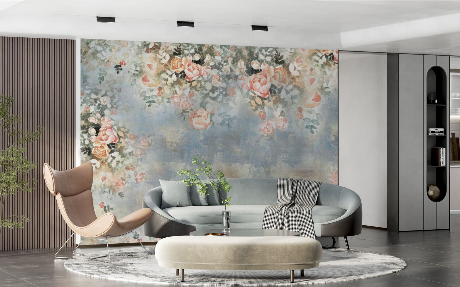 Фотошпалери квітковий фон для постільної білизни