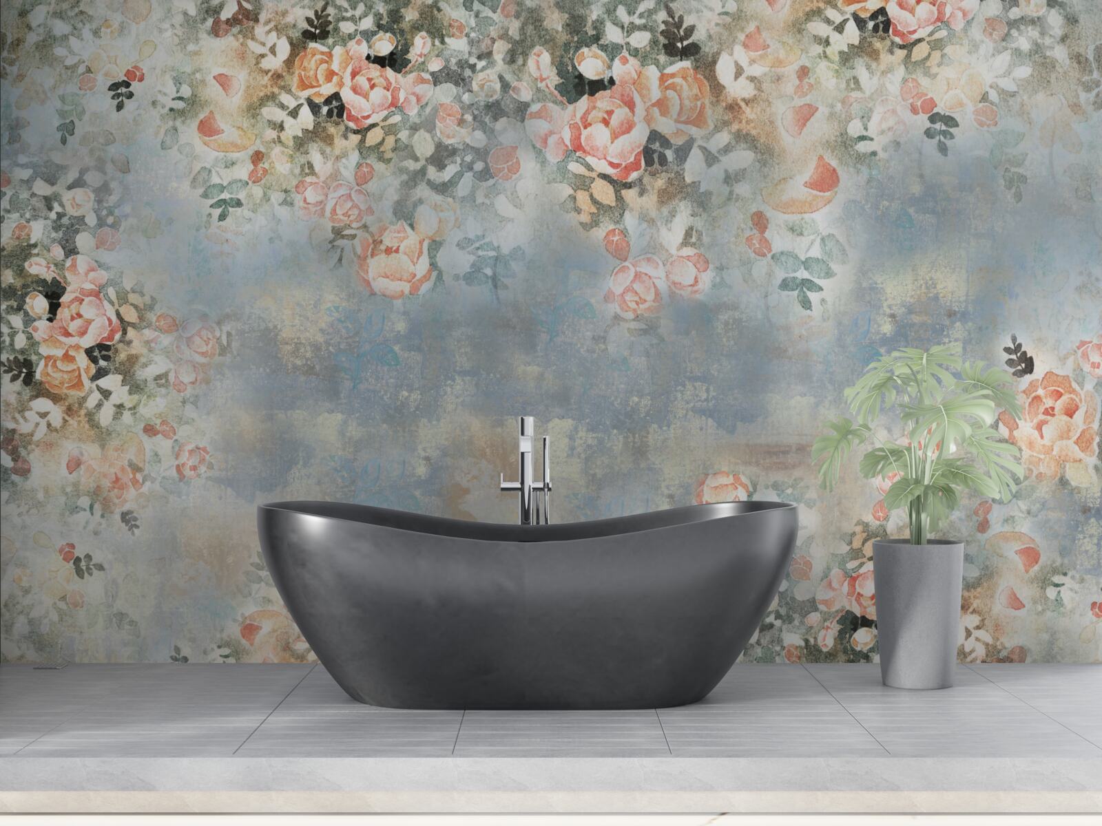 Фотошпалери квітковий фон для постільної білизни