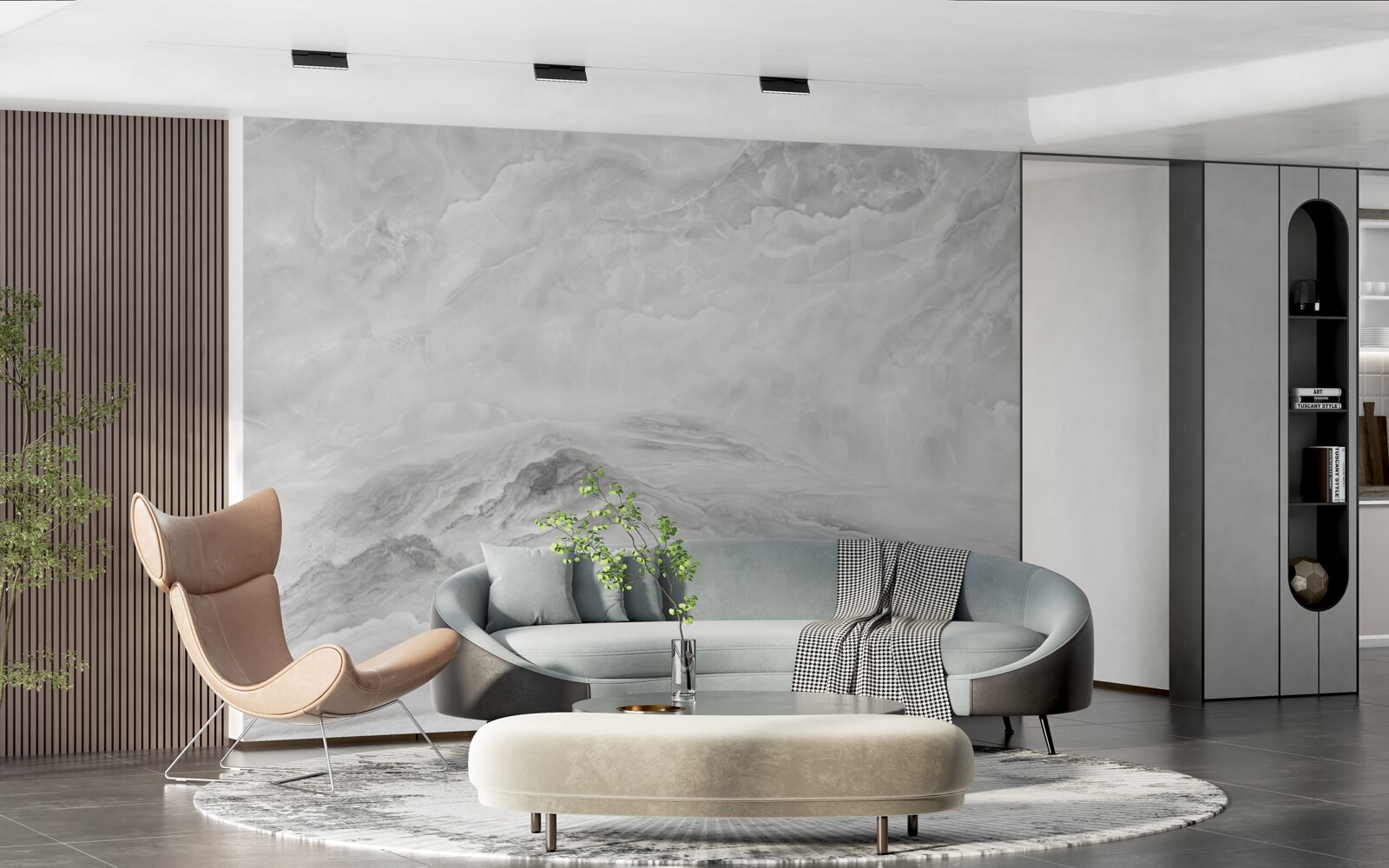 Фотошпалери тло з текстурою білого мармуру