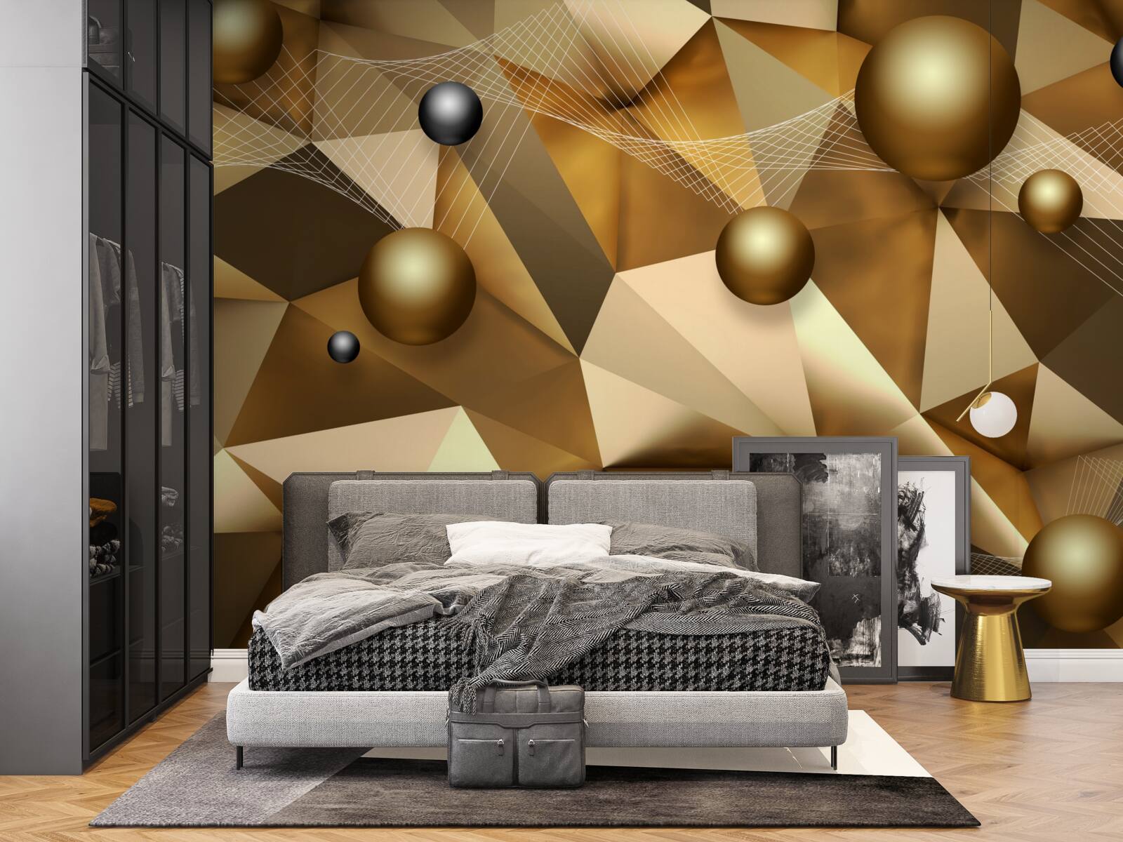 Фотошпалери сфери та геометричні фігури