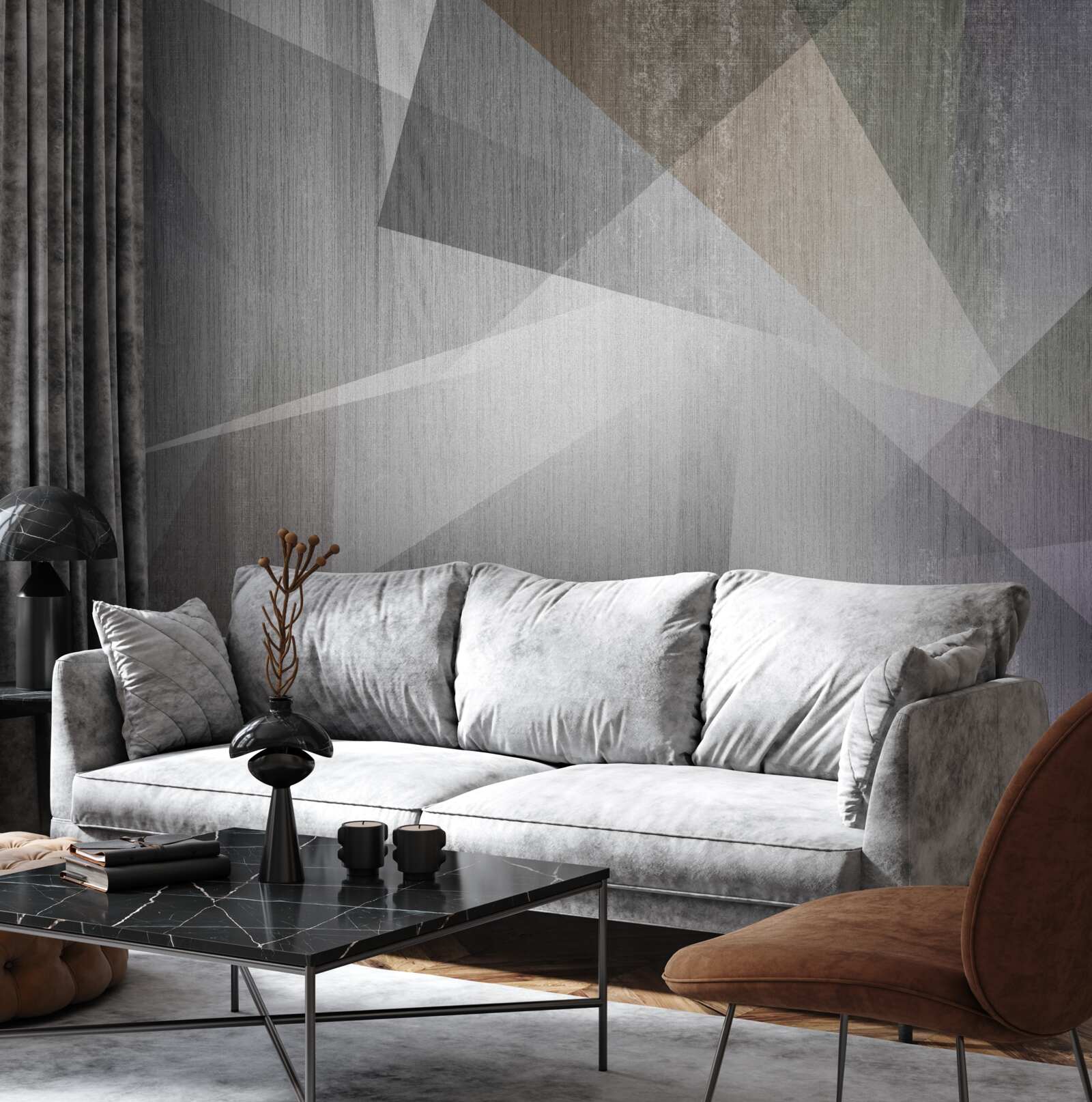 Фотошпалери фон з геометричними фігурами в абстрактному стилі