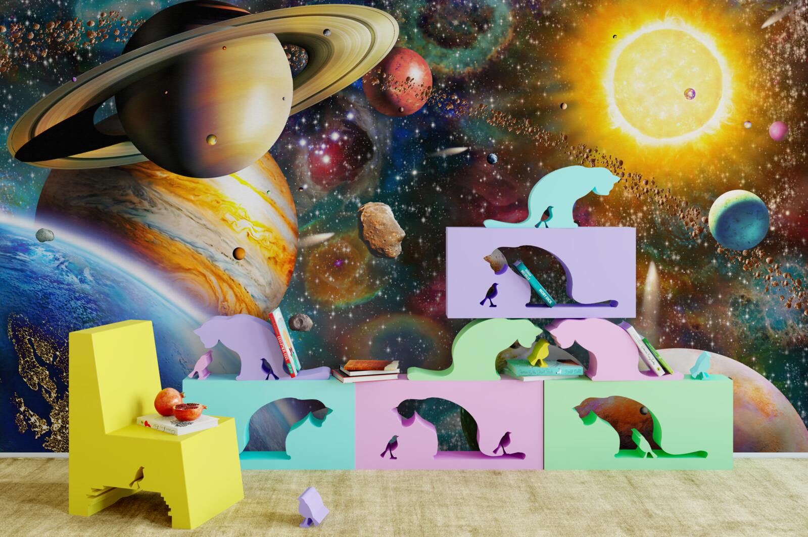 Фотошпалери яскравий всесвіт