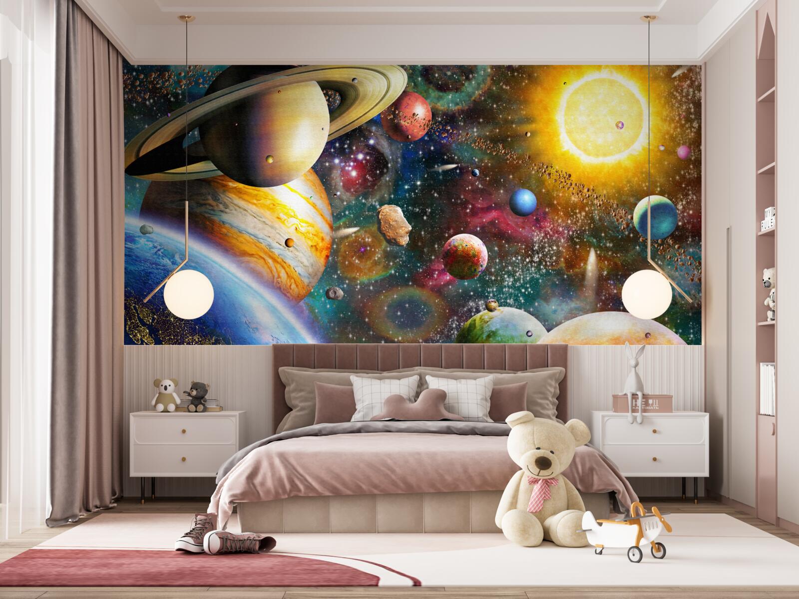 Фотошпалери яскравий всесвіт