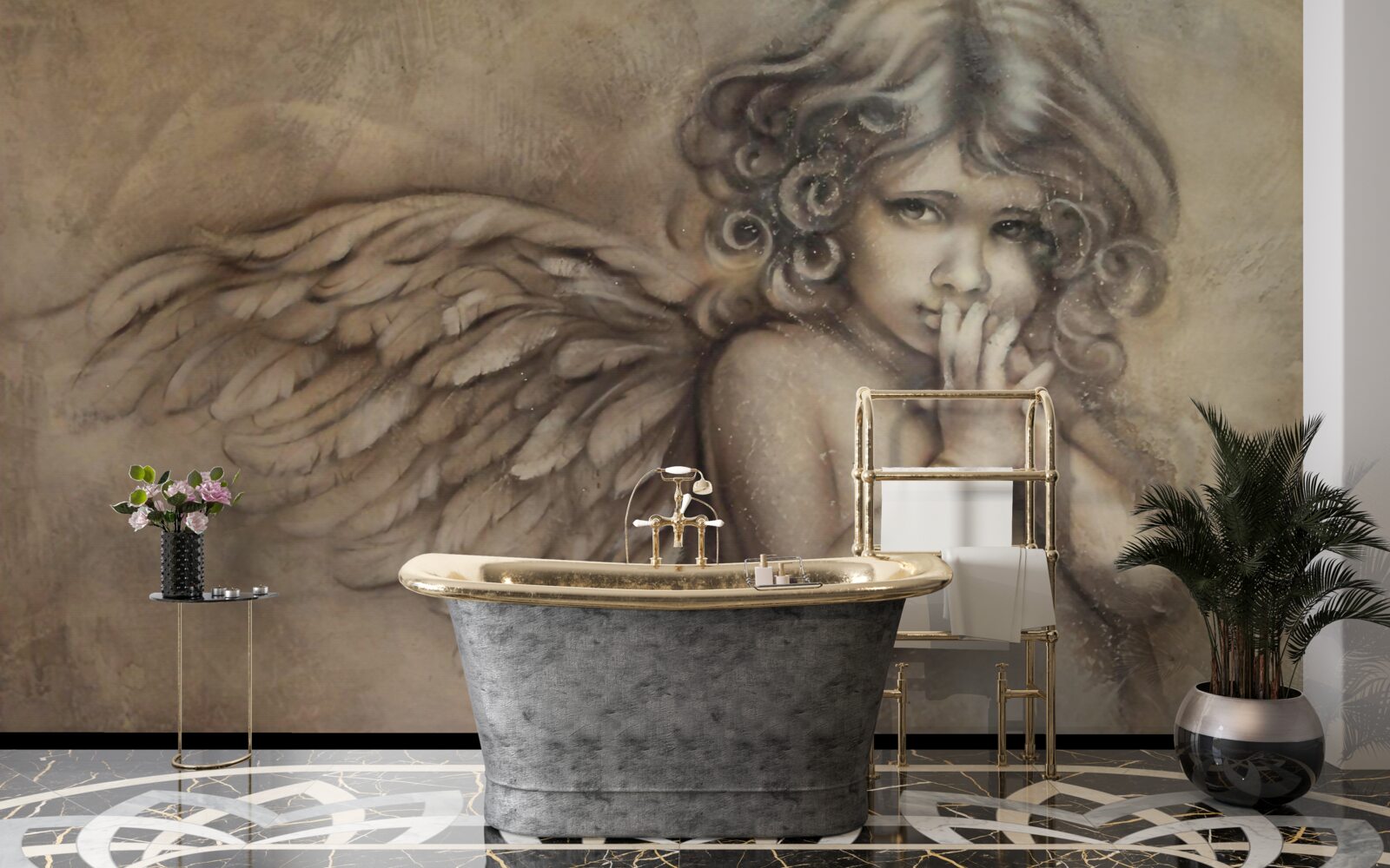 Фотошпалери образ маленького ангела