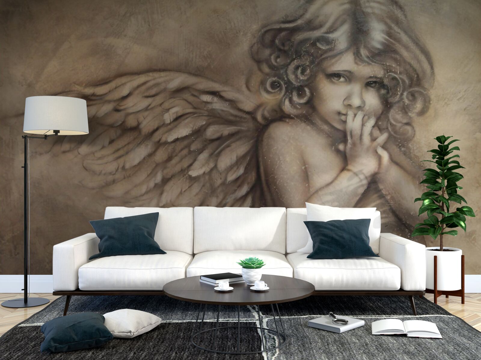 Фотошпалери образ маленького ангела