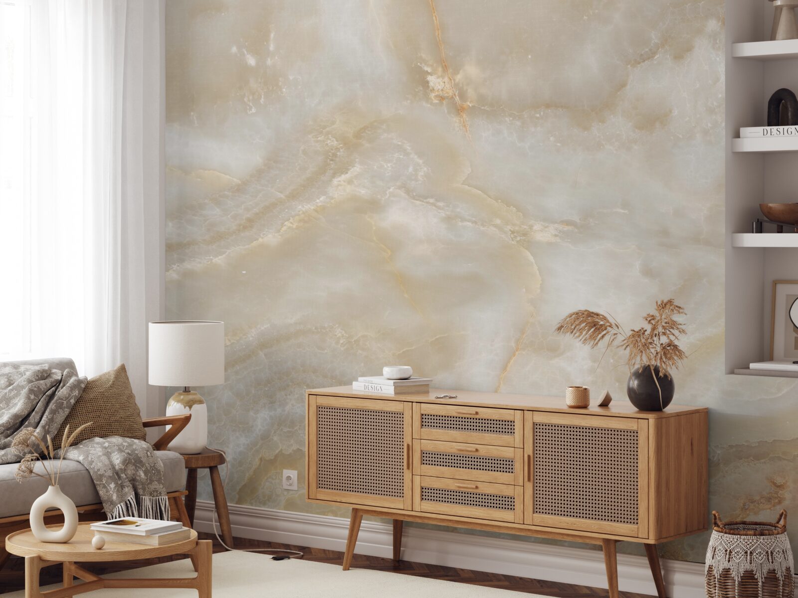 Фотошпалери світла кварцова пластина