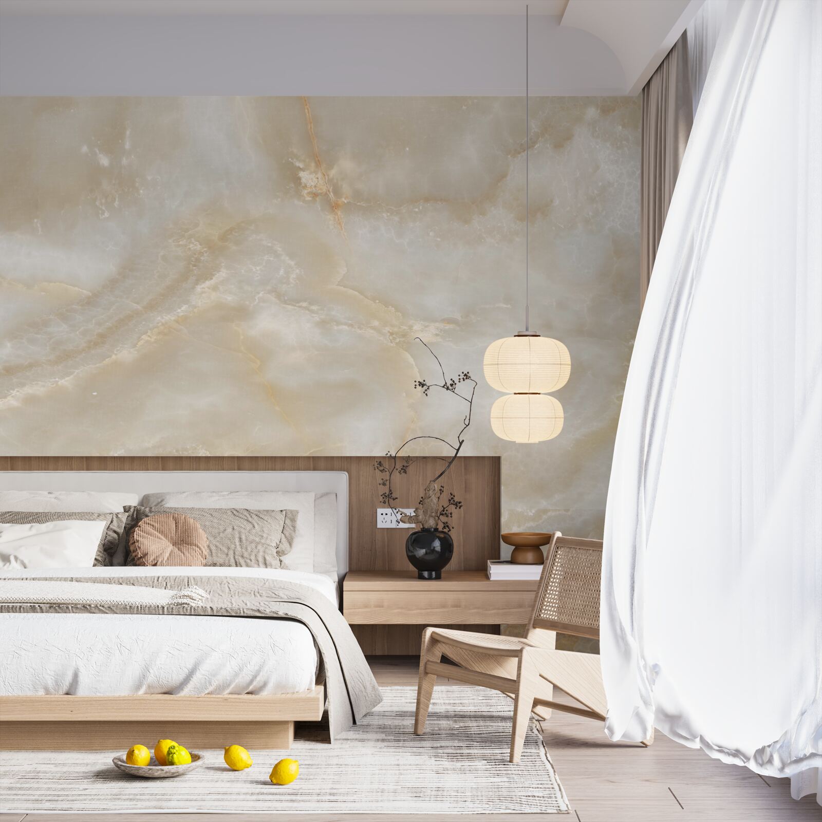 Фотошпалери світла кварцова пластина