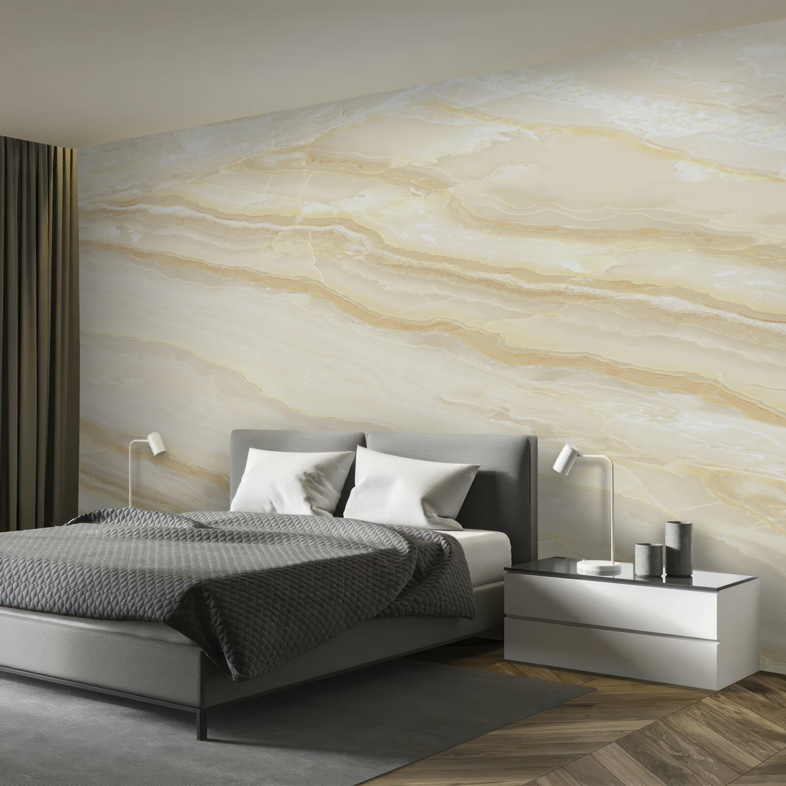 Фотошпалери бежевий керамограніт