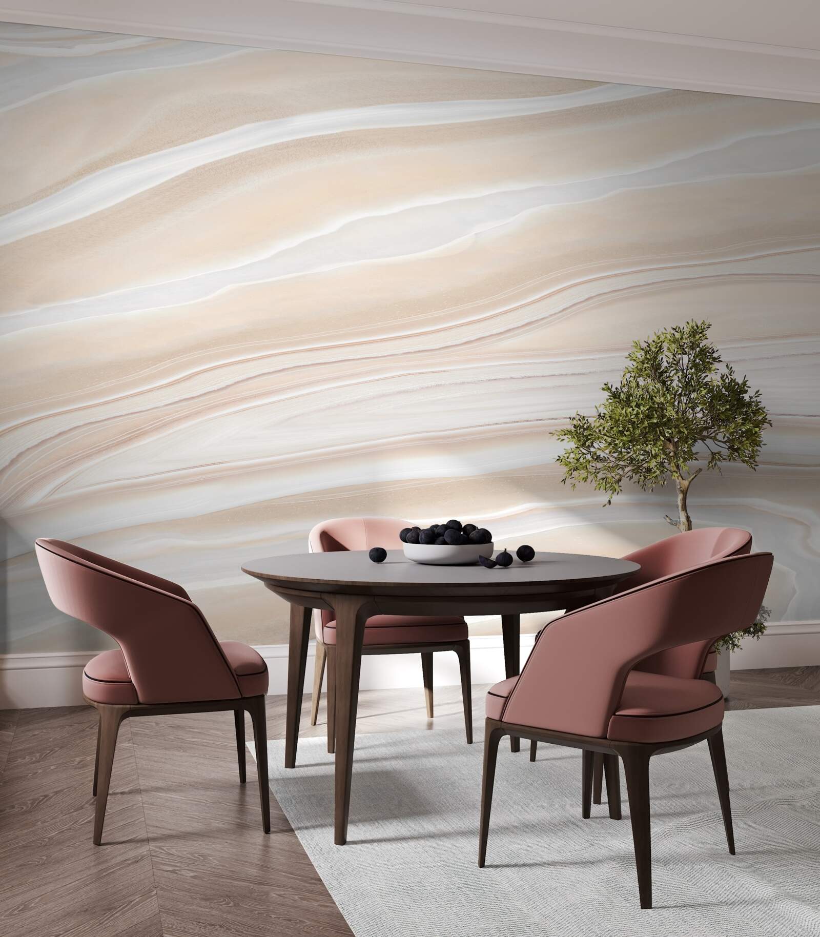 Фотошпалери яскрава керамічна плитка