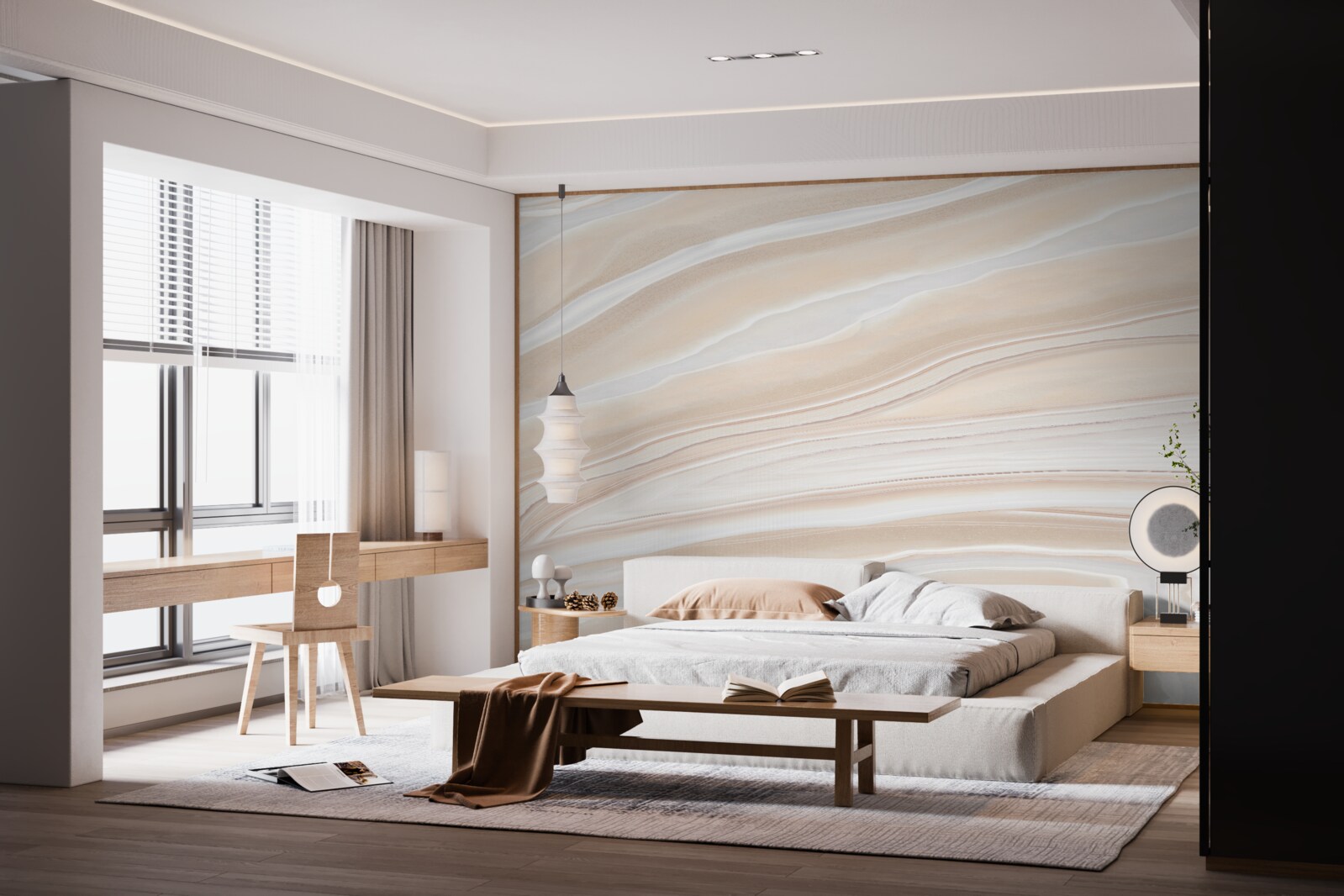 Фотошпалери яскрава керамічна плитка