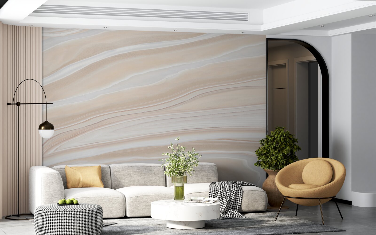 Фотошпалери яскрава керамічна плитка