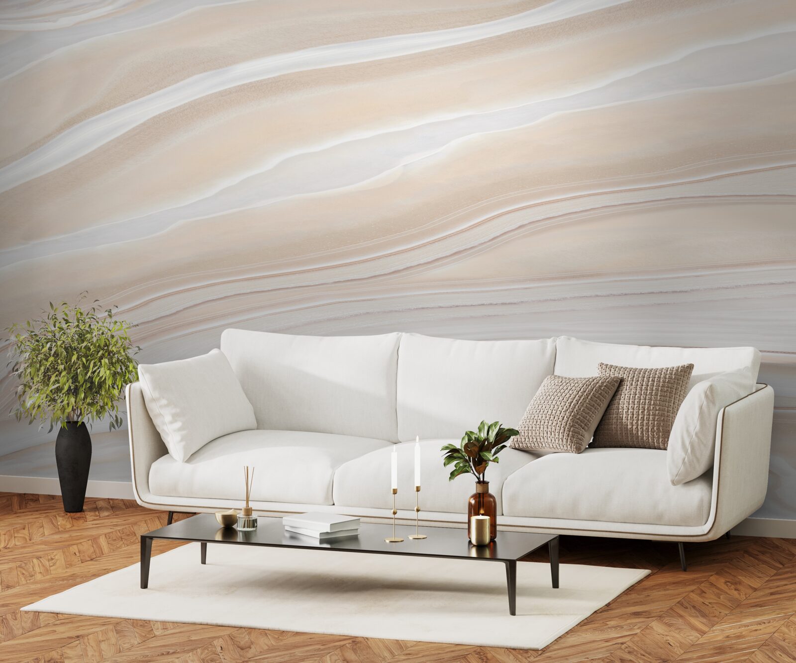 Фотошпалери яскрава керамічна плитка