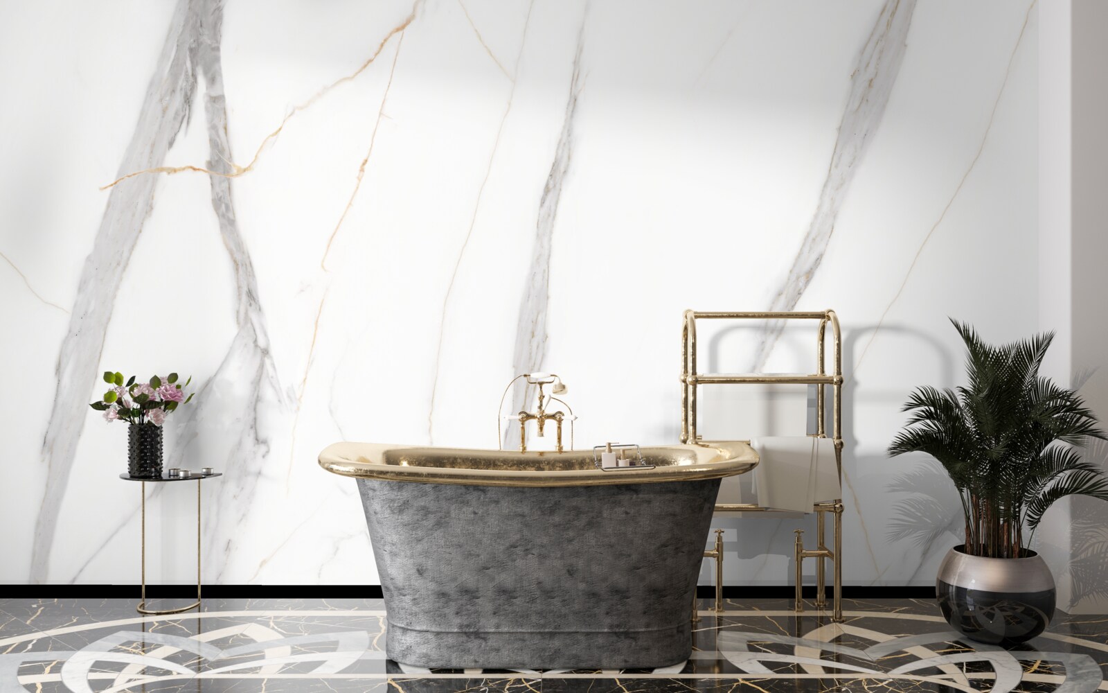 Фотошпалери біле тло з сірими смугами