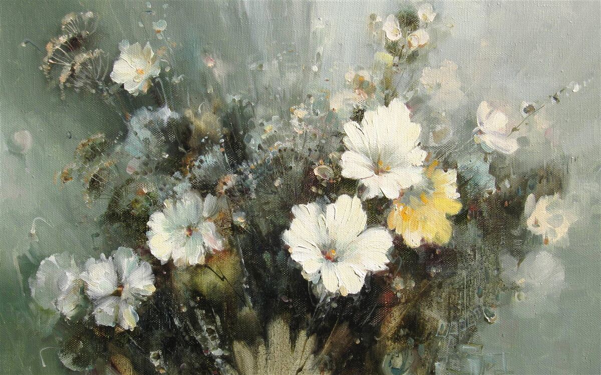 Фотошпалери композиції з різних видів квітів