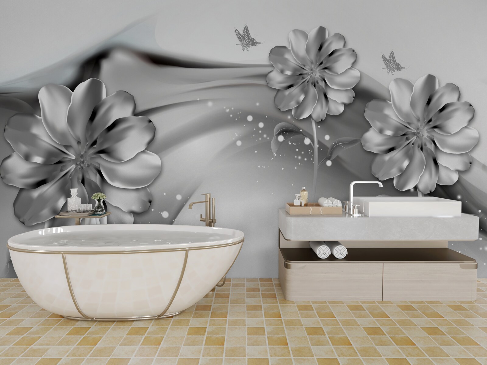 Фотошпалери індивідуальні контури відтінків