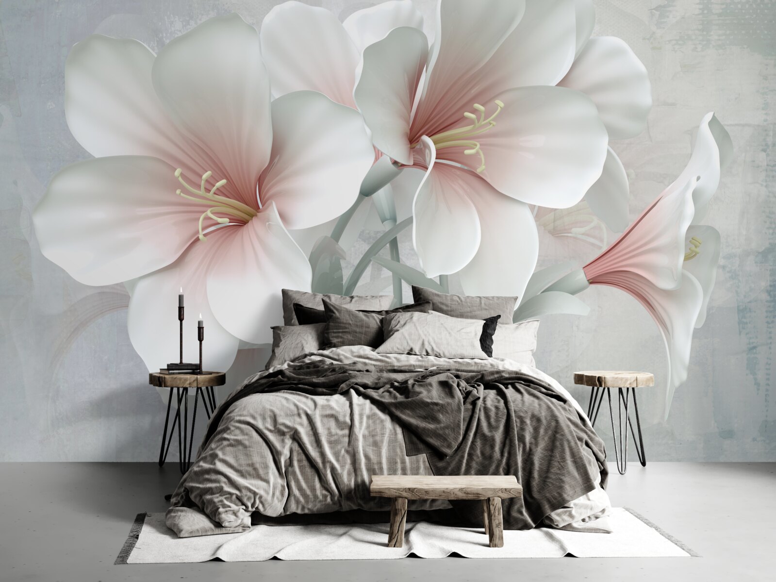 Фотошпалери ароматна композиція з ніжних лілій