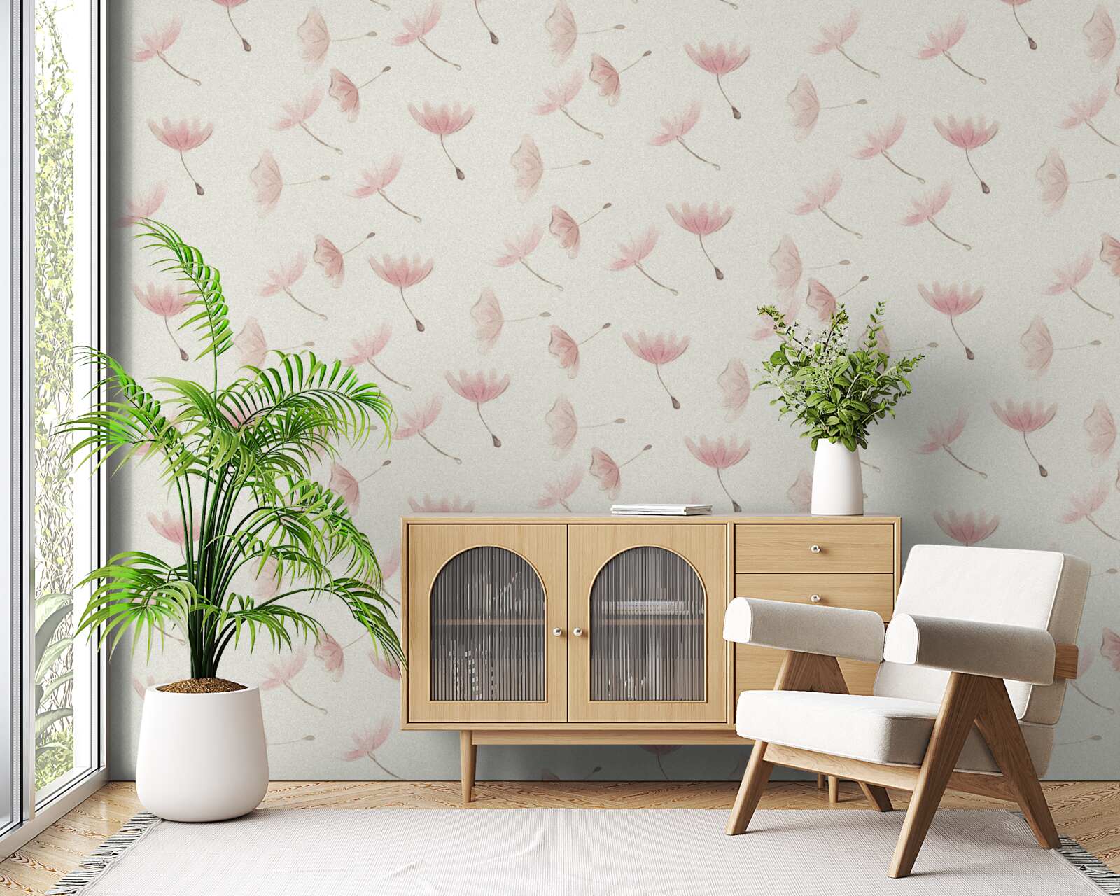 Фотошпалери численні дрібні квіти