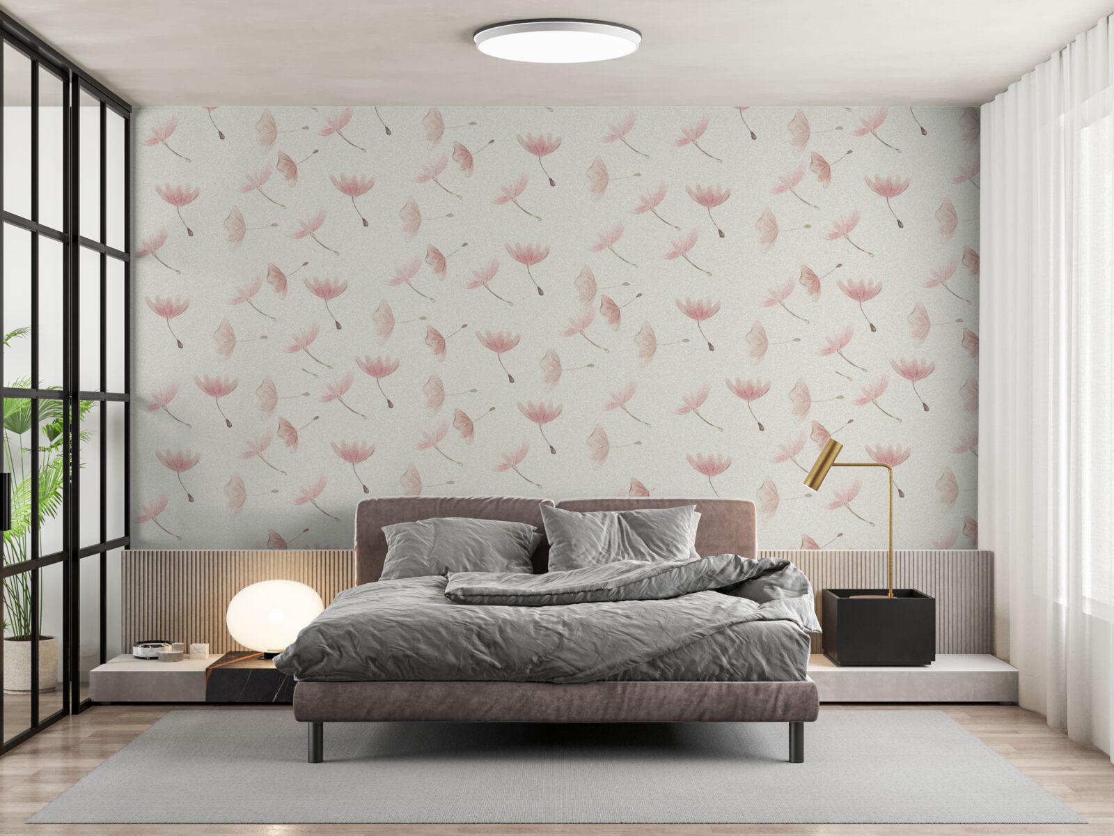 Фотошпалери численні дрібні квіти