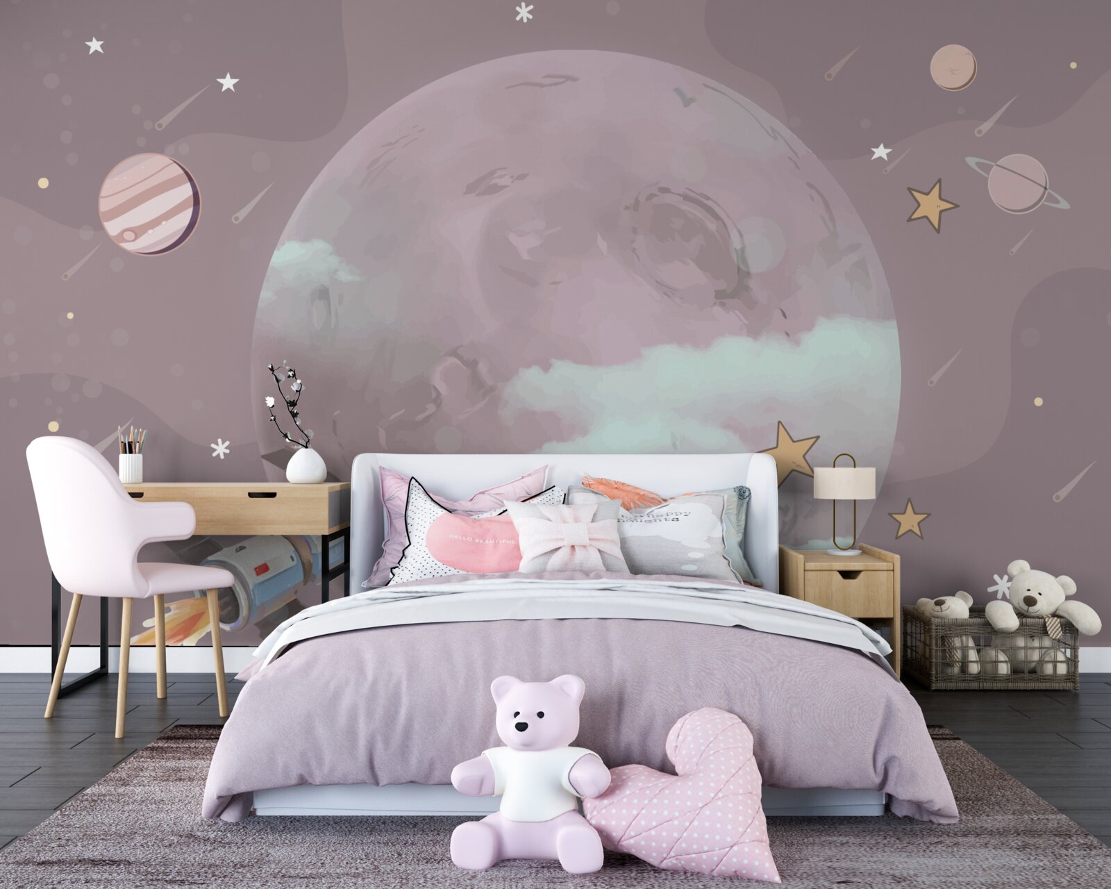 Фотошпалери супутник на орбіті