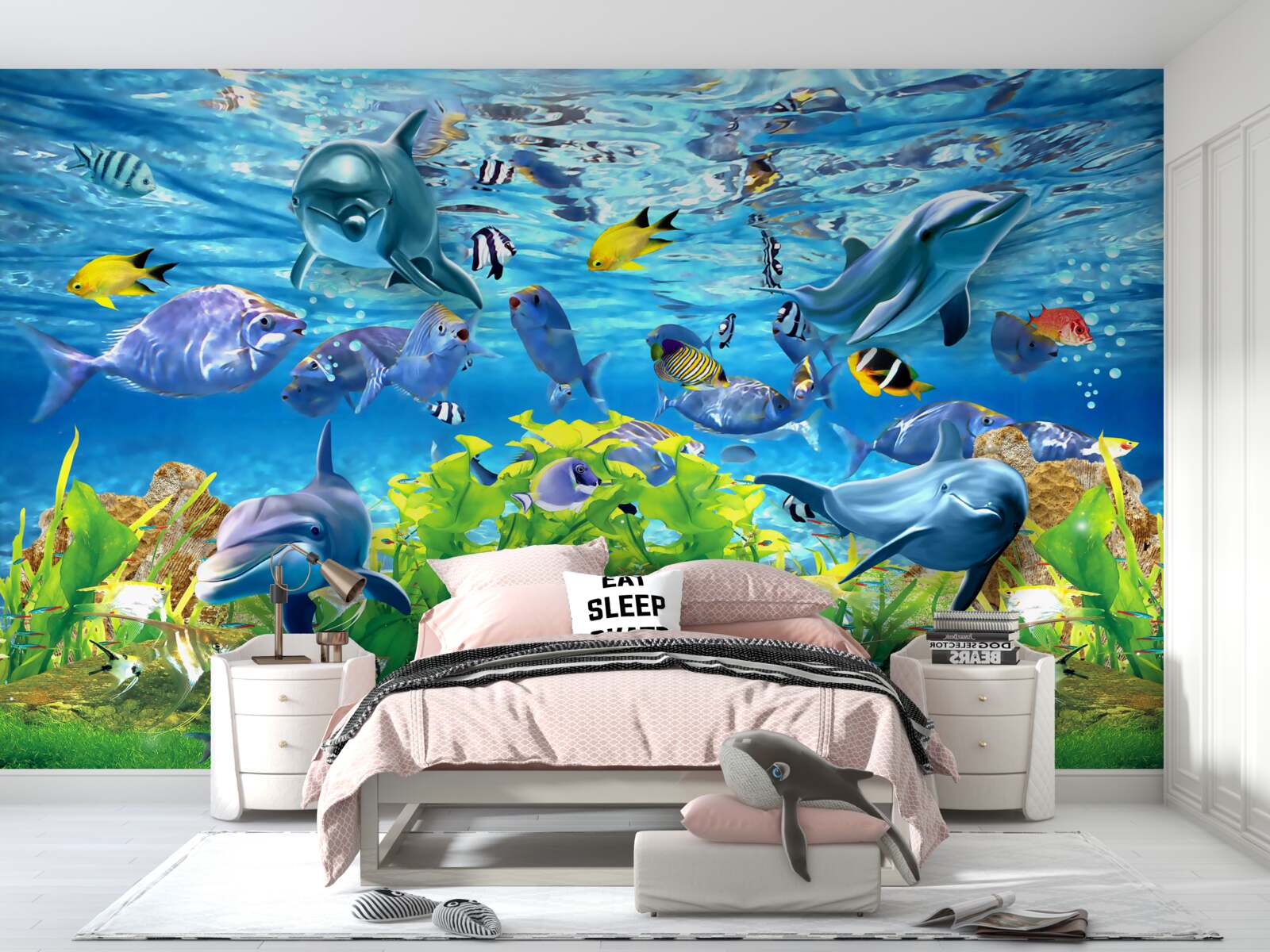 Фотошпалери яскравий підводний світ