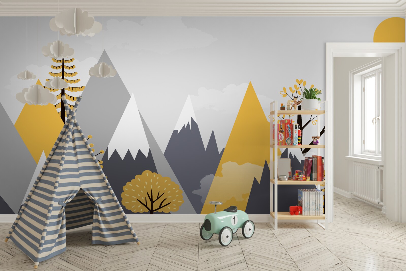 Фотошпалери гірські вершини