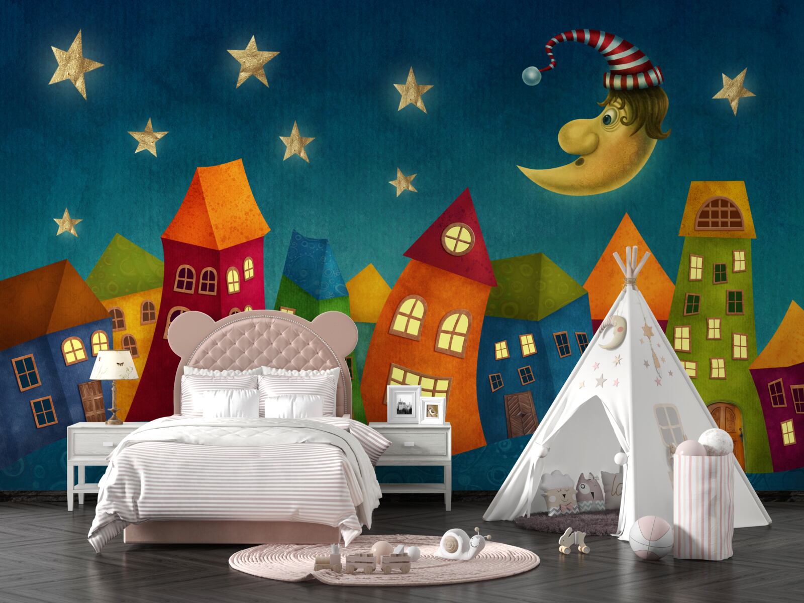 Фотошпалери яскраві будівлі