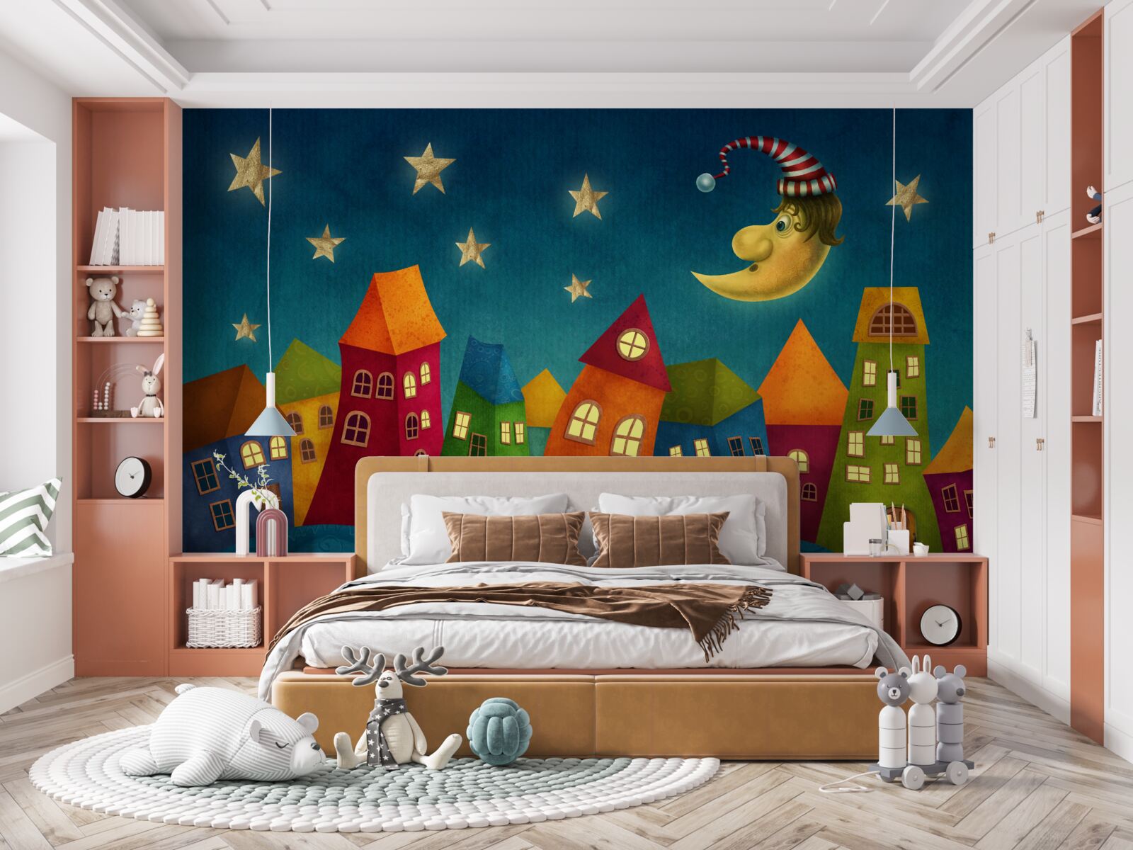 Фотошпалери яскраві будівлі