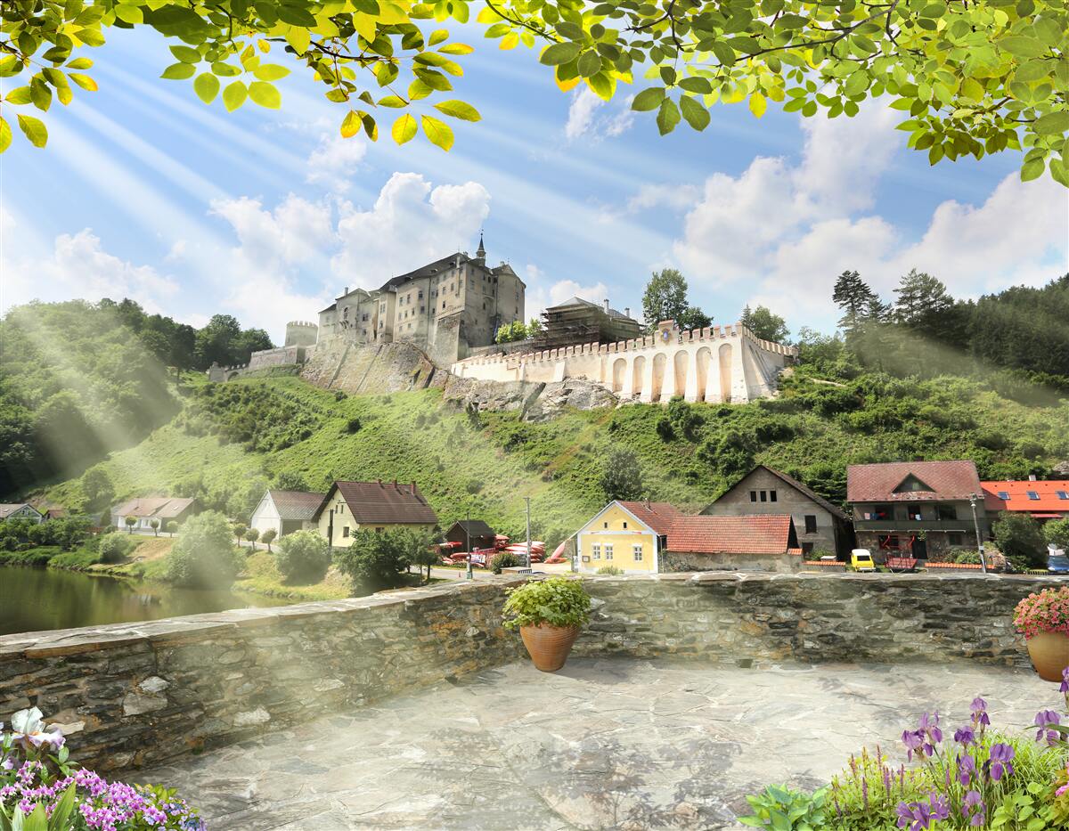 Фотошпалери замок чеський штернберк