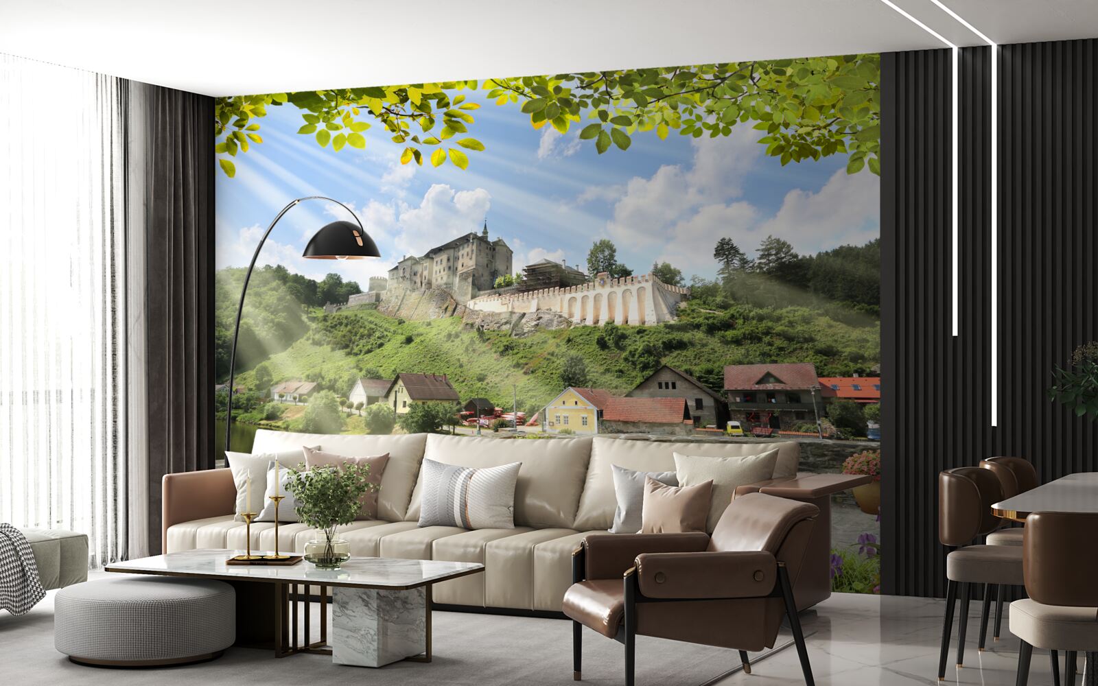 Фотошпалери замок чеський штернберк