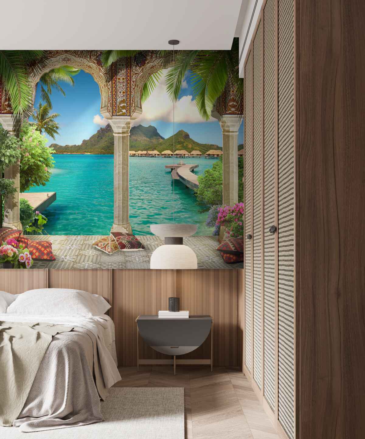 Фотошпалери чудова тераса для відпочинку