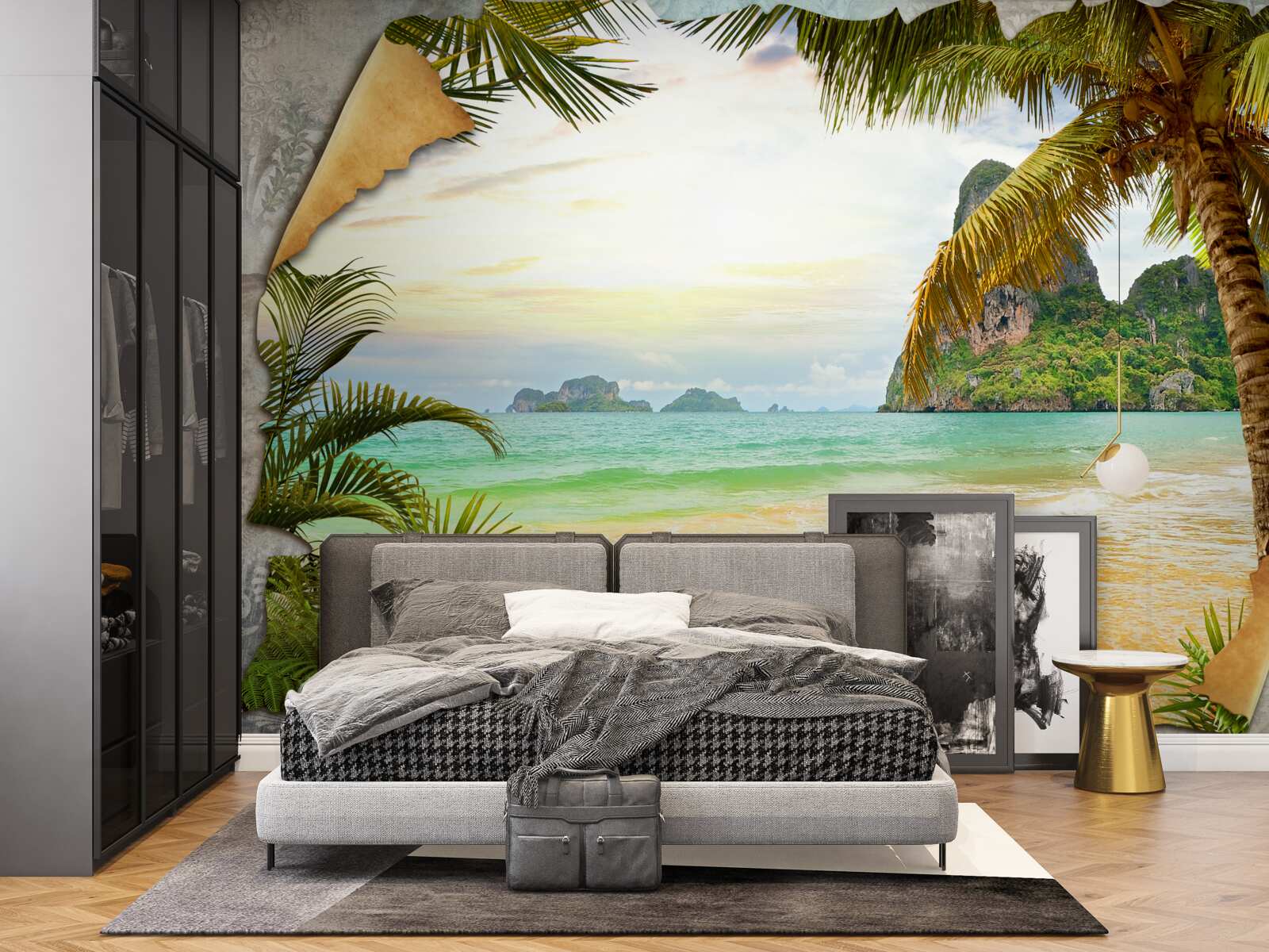 Фотошпалери океан і скелі