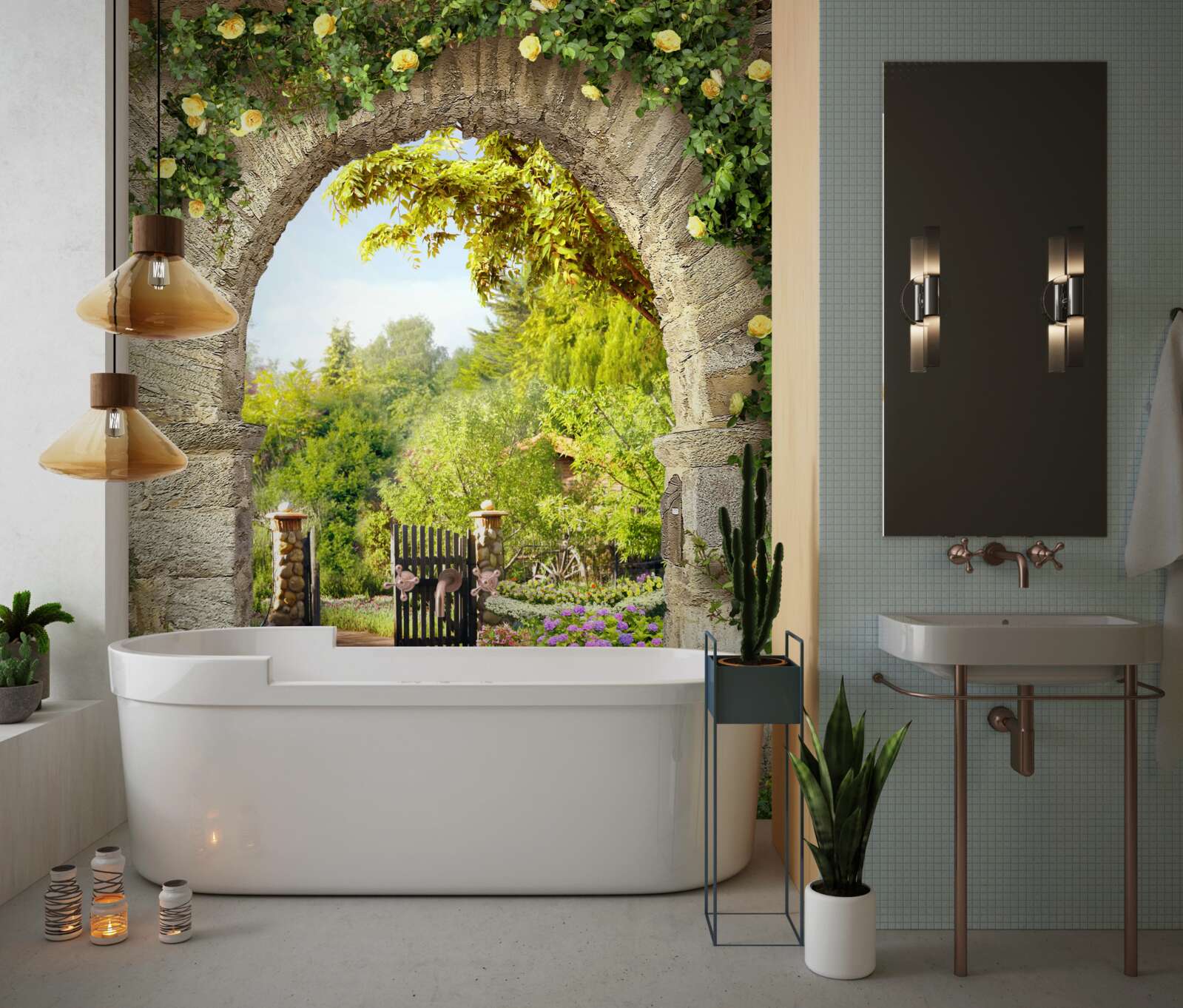 Фотошпалери розарій