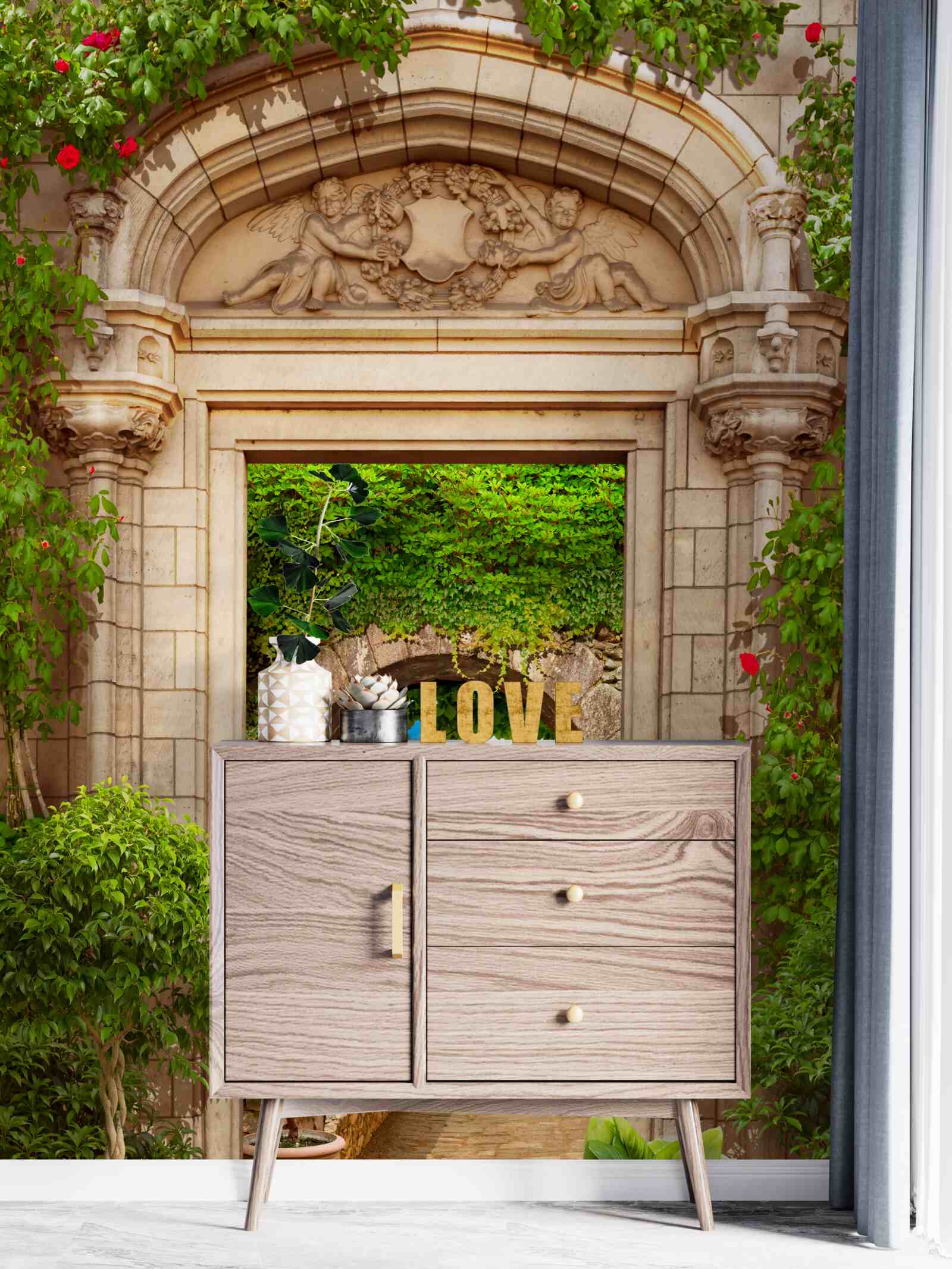 Фотошпалери відмінний перехід під аркою